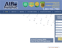 Tablet Screenshot of airspecialtiesac.com